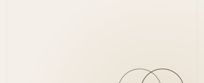 Title card for the article "Child Custody Overview," with overlapping circles and a center dot icon